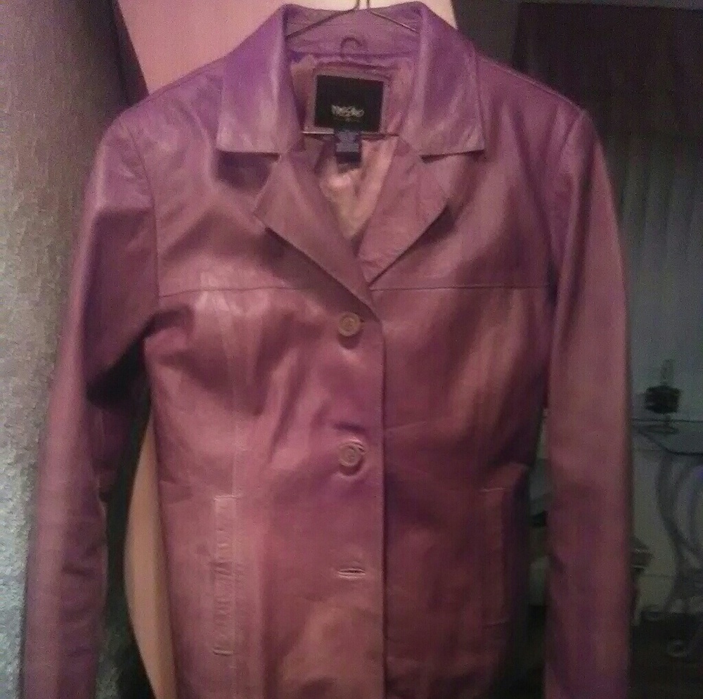 Mossimo Womens Leather blazer